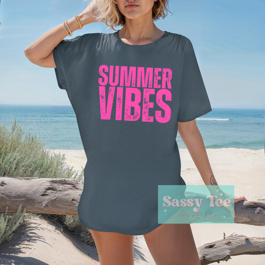 SUMMER VIBES BRIGHT PINK **Preorder Ships in 5-10 biz days**