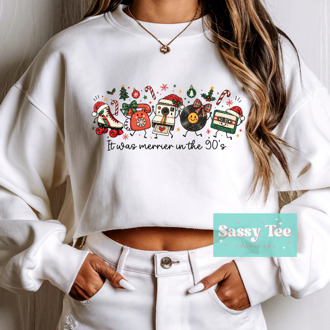 IT WAS MERRIER IN THE 90'S DOODLES **Preorder/Restock Ships in 5-10 biz days**