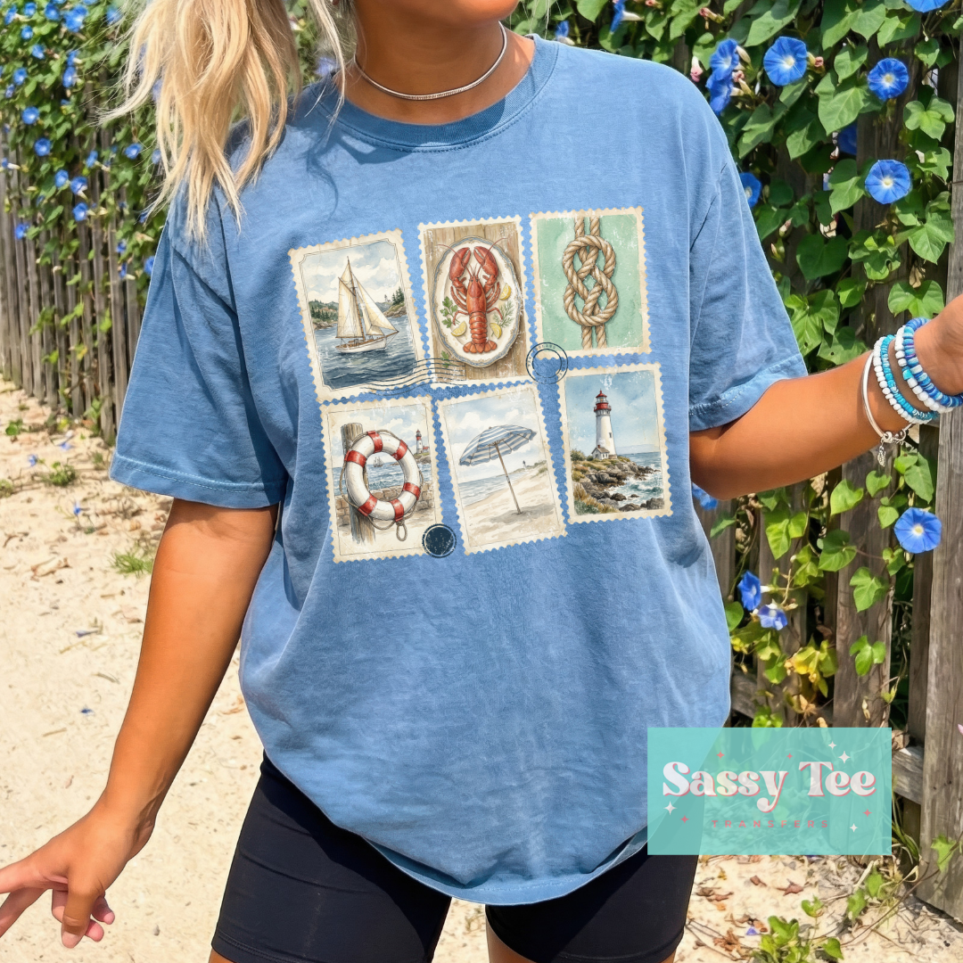 NEW ENGLAND COASTAL SUMMERS STAMPS **Preorder/Restock Ships in 5-10 biz days**