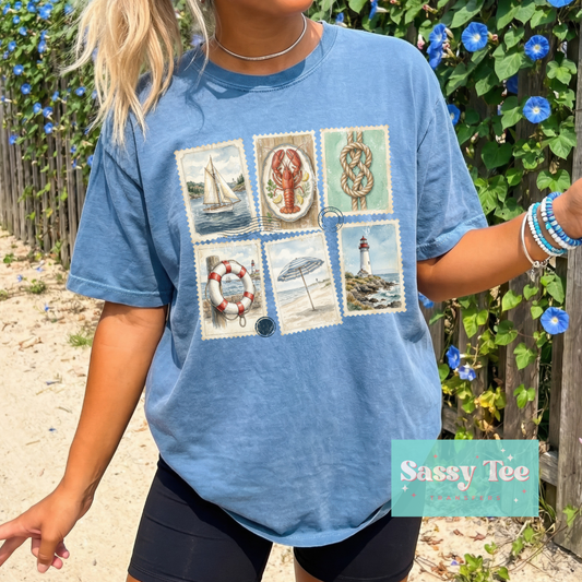 NEW ENGLAND COASTAL SUMMERS STAMPS **Preorder/Restock Ships in 5-10 biz days**