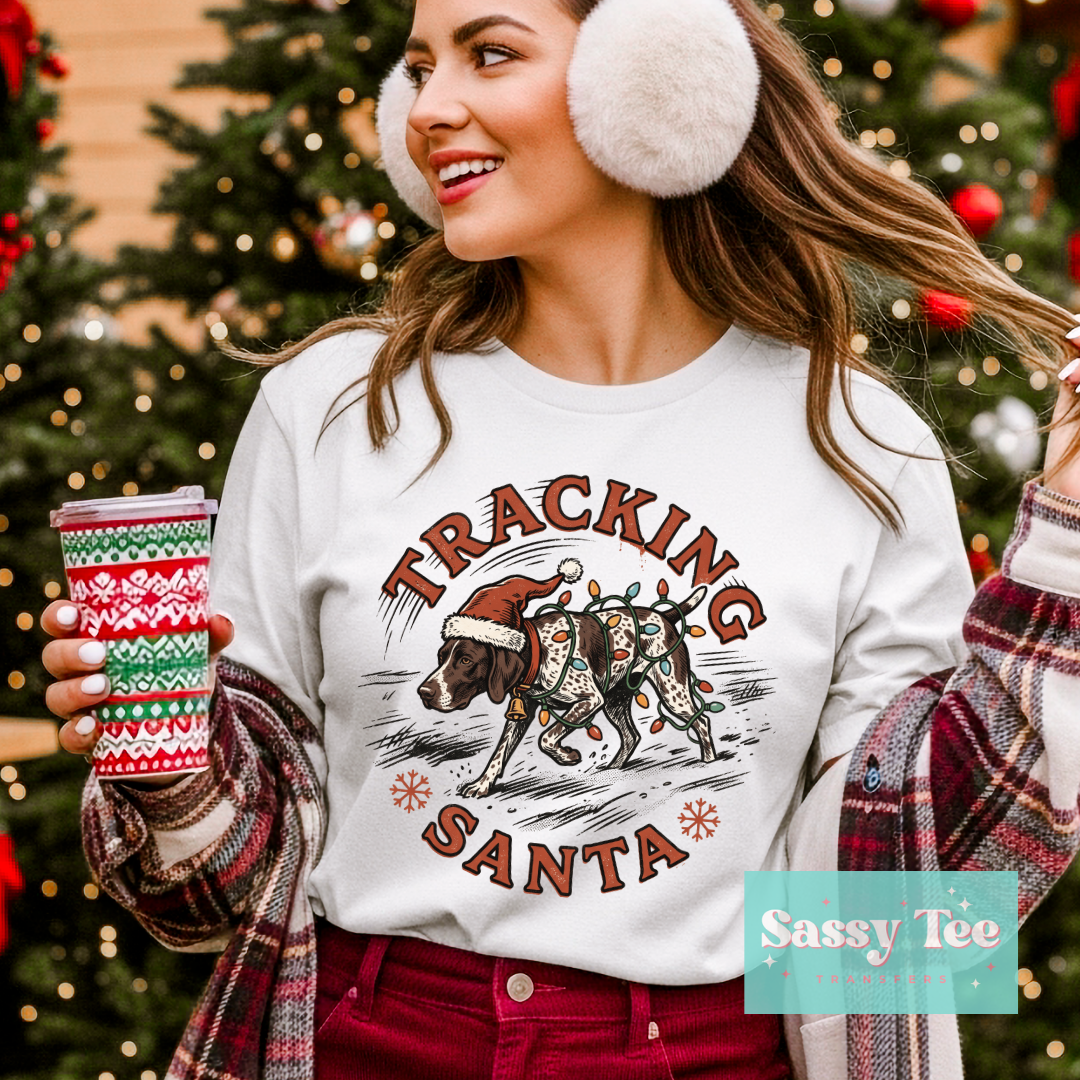 TRACKING SANTA CHRISTMAS HUNT DOG **Preorder/Restock Ships in 5-10 biz days**
