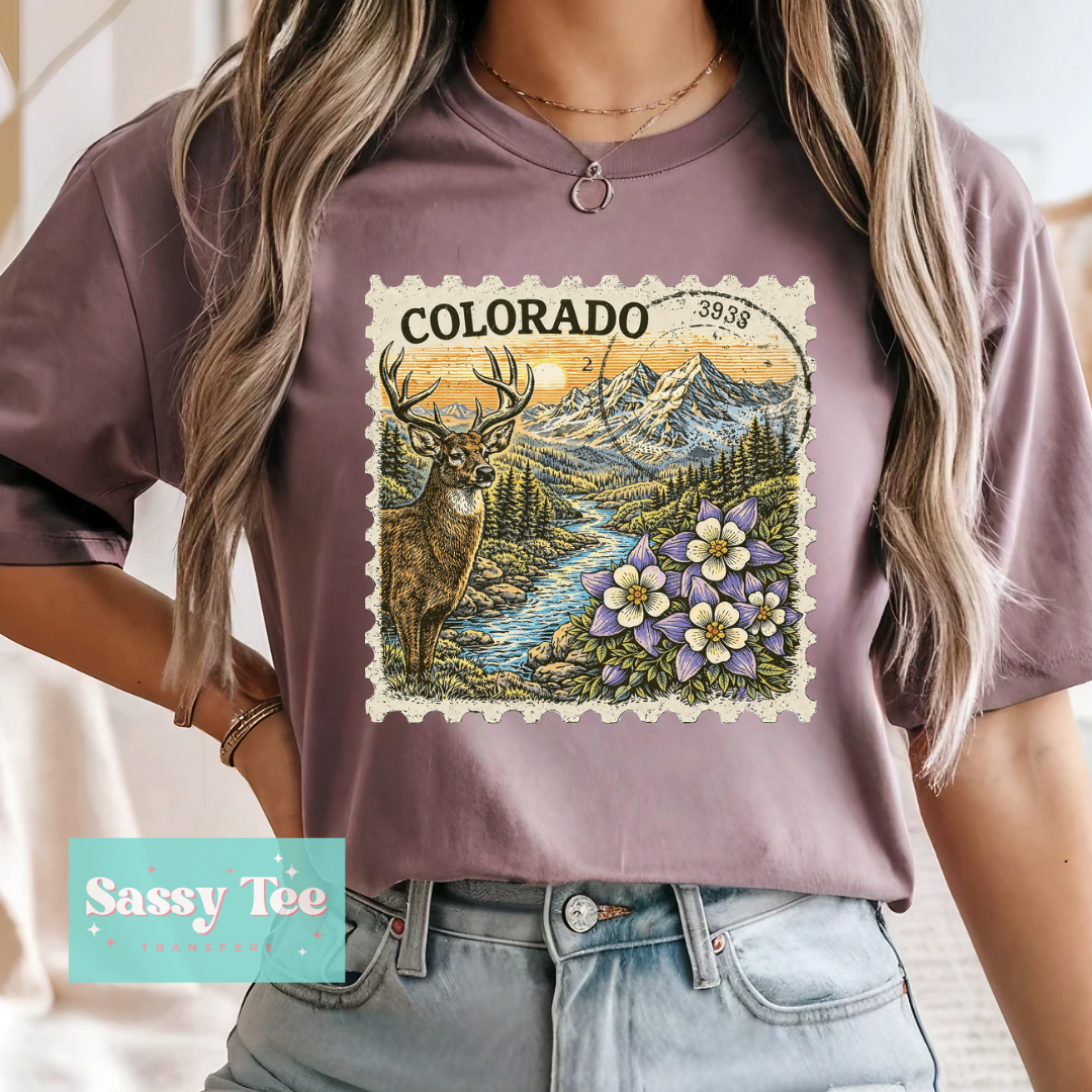 COLORADO STATE STAMP TRAVEL **Preorder/Restock Ships in 5-10 biz days**