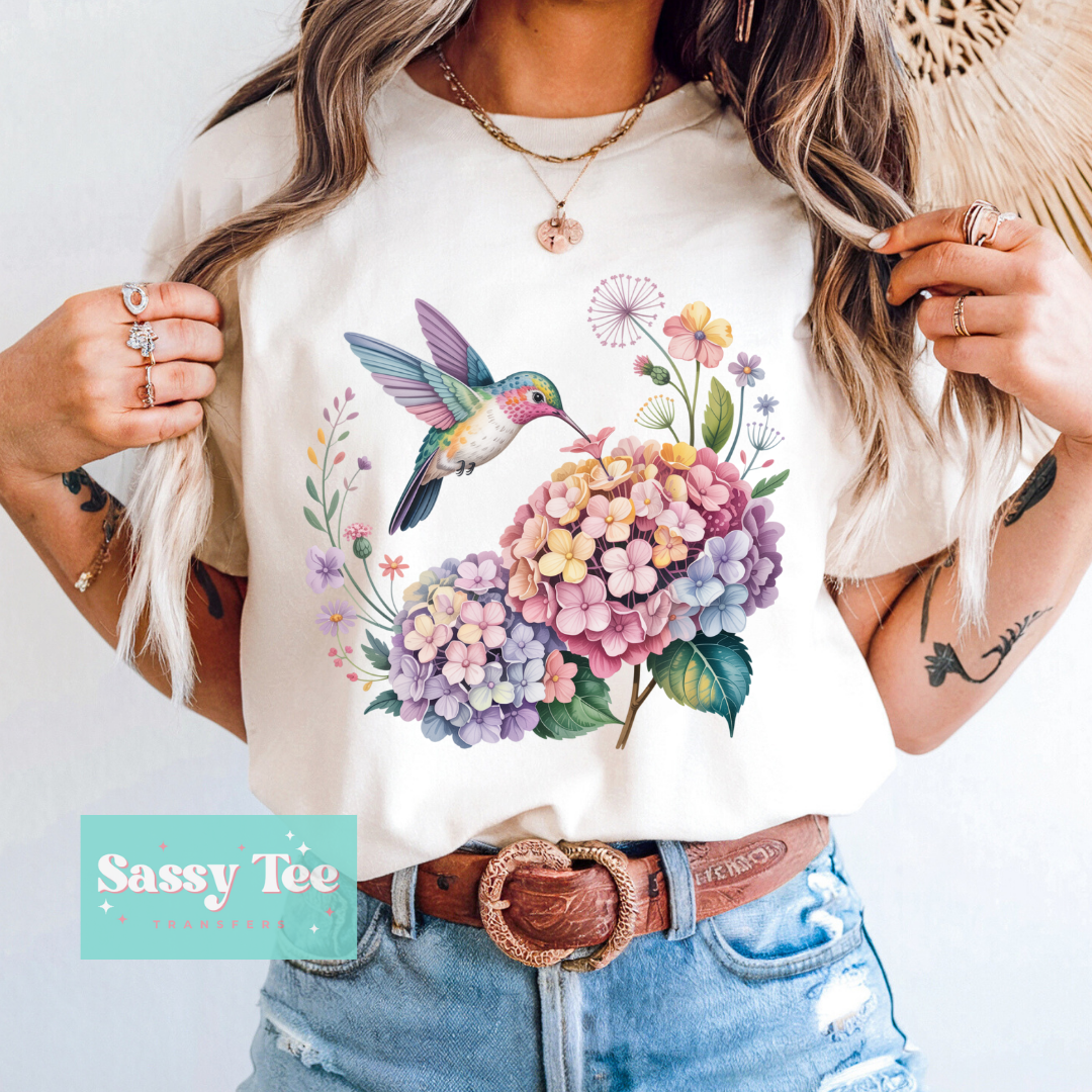 HUMMINGBIRD HYDRANGEA DANDELION **Preorder/Restock Ships in 5-10 biz days**