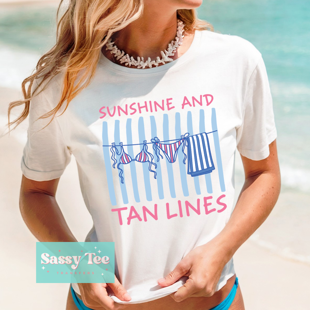SUNSHINE AND TAN LINES PREPPY **Preorder/Restock Ships in 5-10 biz days**