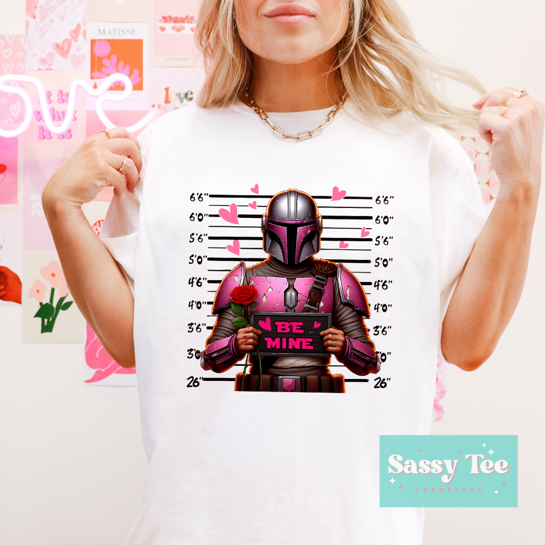 MANDALORIAN BE MINE MUG SHOT **Ships in 5-7 biz days*