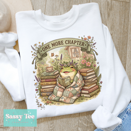 ONE MORE CHAPTER FROG GARDEN QUILT **Preorder/Restock Ships in 5-10 biz days**