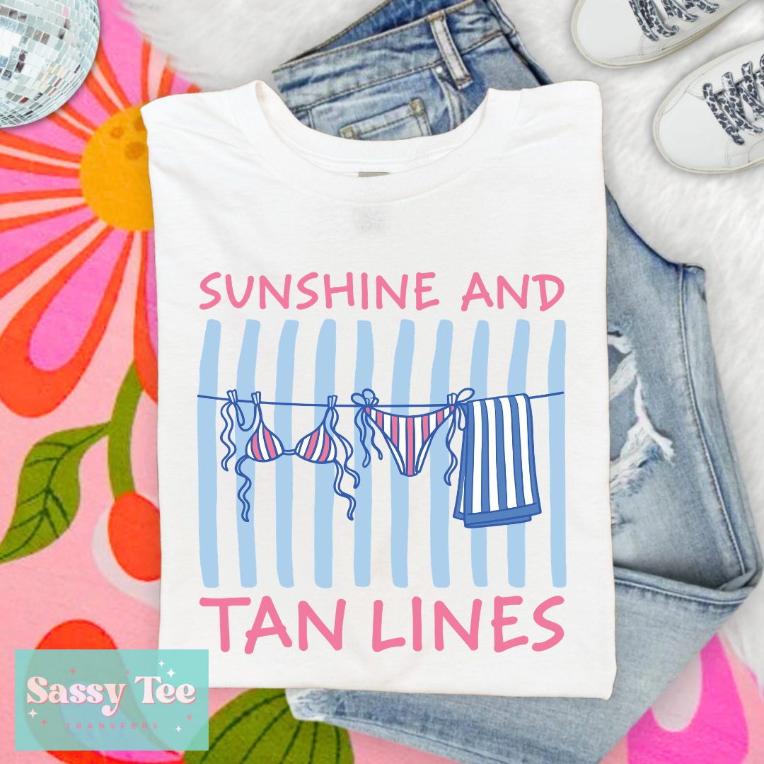 SUNSHINE AND TAN LINES PREPPY **Preorder/Restock Ships in 5-10 biz days**