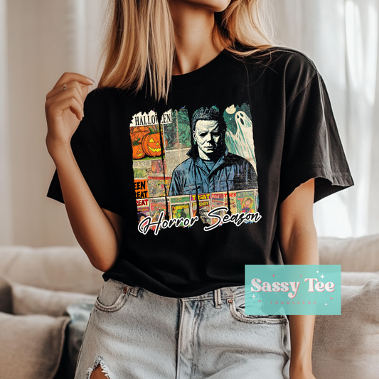 MYERS HORROR SEASON NEWSPAPER ART **Preorder/Restock Ships in 5-10 biz days**