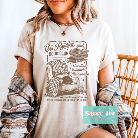 COZY READERS BOOK CLUB OCTOBER **Preorder, Ships in 5-14 biz days**