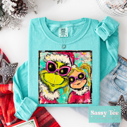 GREEN MAN FRIEND SANTA VINTAGE ART **Preorder/Restock Ships in Est. 5-10 biz days**