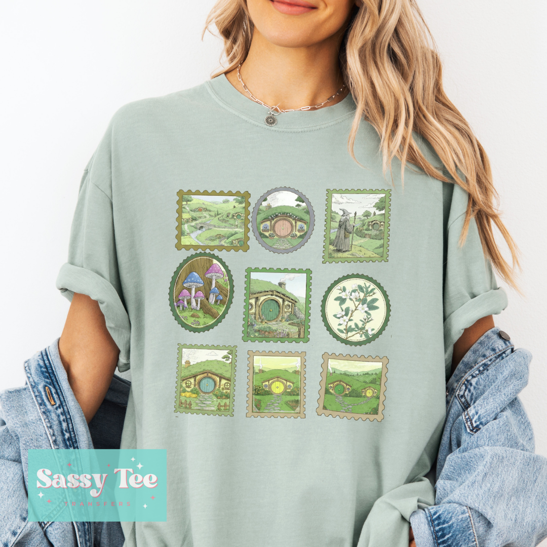 THE SHIRE HOBBIT STAMP BOOK