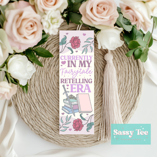 CURRENTLY FAIRYTALE RETELL ERA UV DTF BOOKMARK DECAL *Preorder Ships in est. 5-10 biz days*