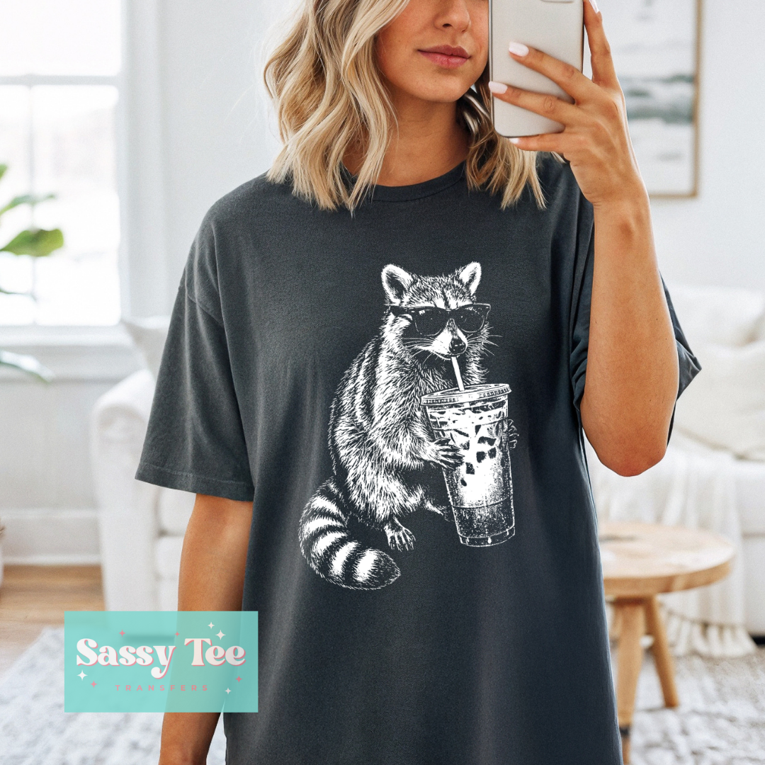 FERAL RACCOON ICE DRINK WHITE CHALK **Preorder/Restock Ships in 5-10 biz days**