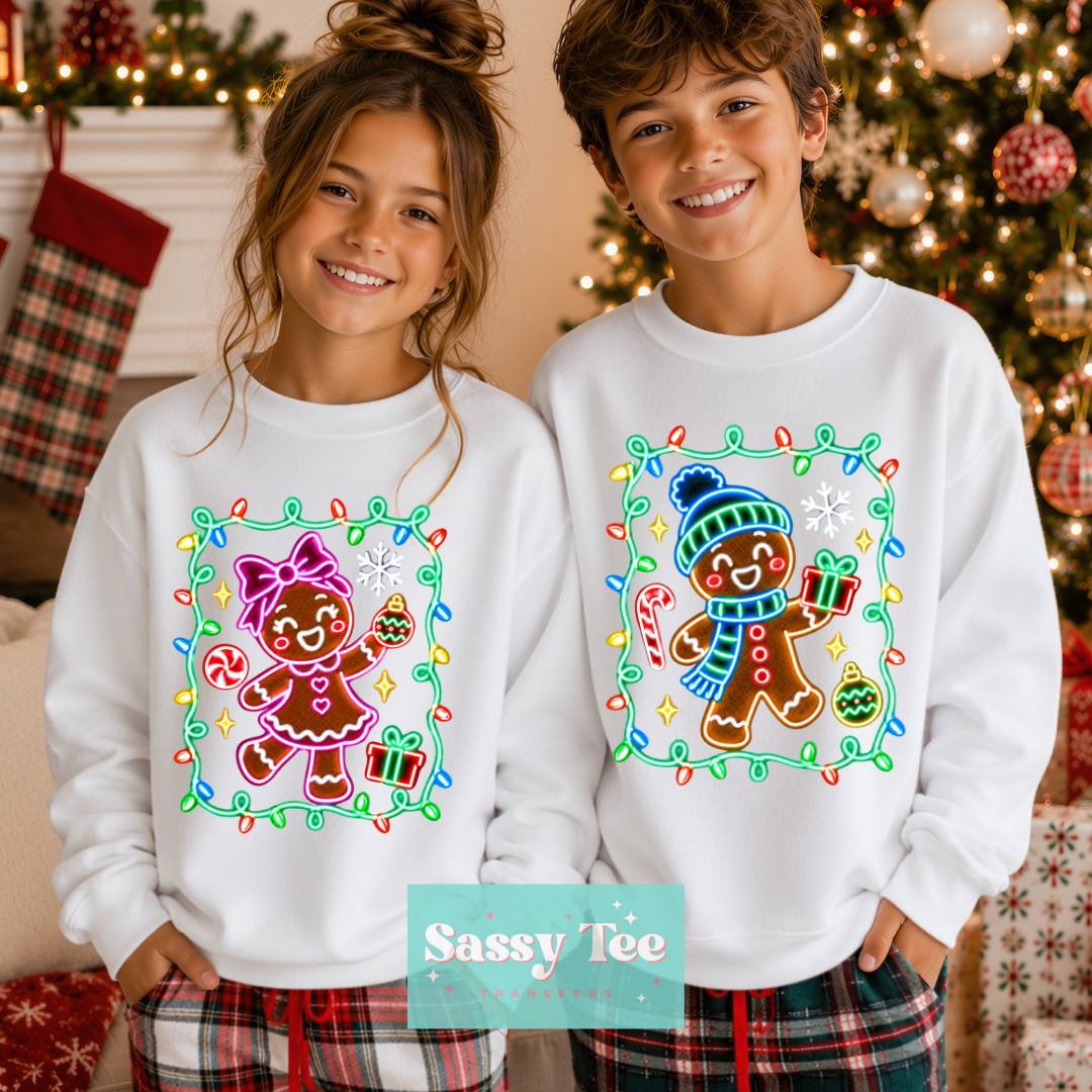 GINGERBREAD BRIGHT LIGHTS Kids Girl + Boy Options **Preorder/Restock Ships in 5-10 biz days** •