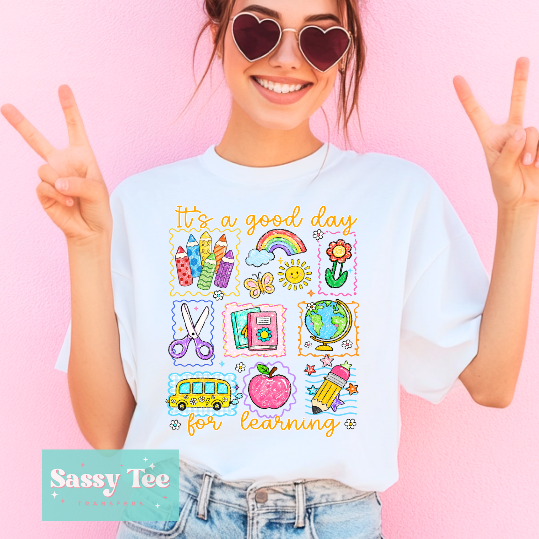 IT'S A GOOD DAY FOR LEARNING CRAYONS FRAMES **Preorder/Restock Ships in 5-10 biz days**
