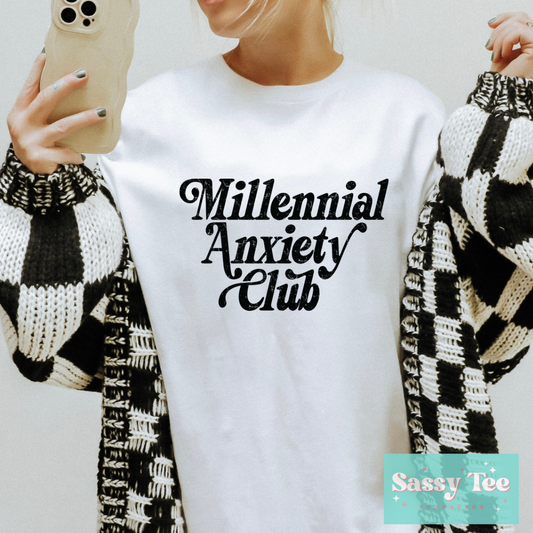 MILLENNIAL ANXIETY CLUB **Preorder/Restock Ships in 5-10 biz days**