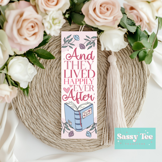 AND HAPPILY EVER AFTER UV DTF BOOKMARK DECAL *Preorder Ships in est. 5-10 biz days*