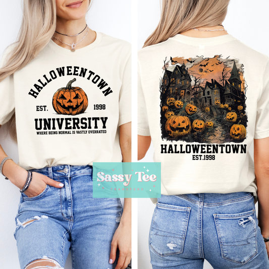 HALLOWEEN TOWN UNIVERSITY Front + Back Options **Preorder/Restock Ships in est. 5-10 biz days**