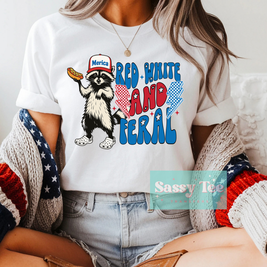 RED WHITE AND FERAL