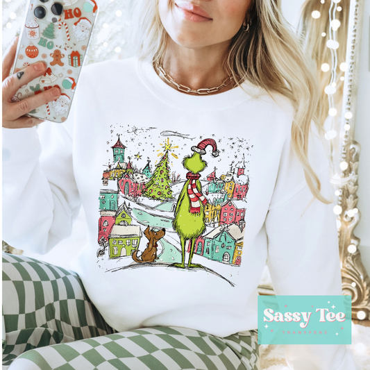 GREEN MAN DOG FRIEND LOOK DOWN TOWN **Preorder/Restock Ships in Est. 5-10 biz days**