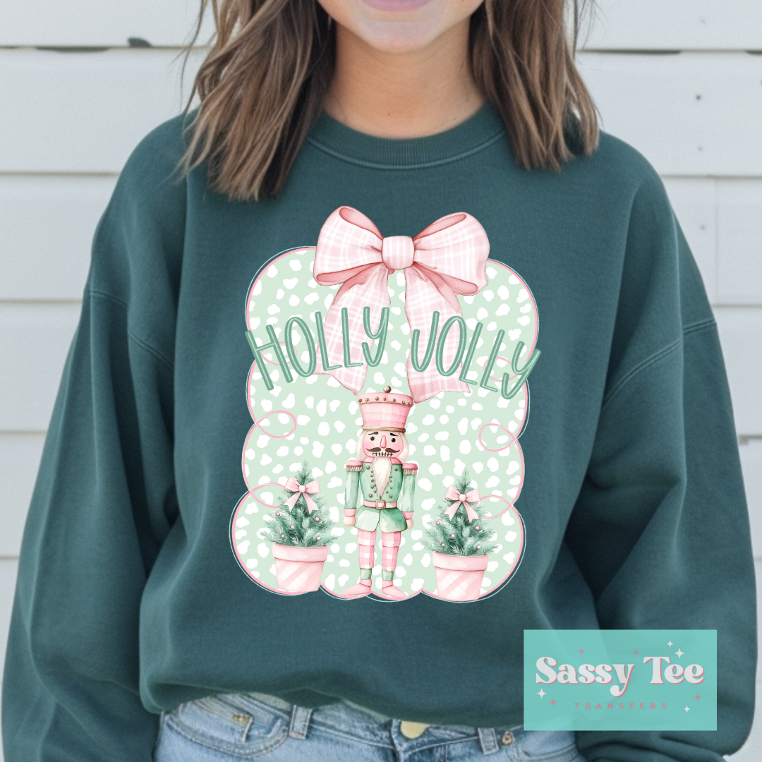 HOLLY JOLLY NUTCRACKER PINK **Preorder/Restock Ships in Est. 5-12 biz days**