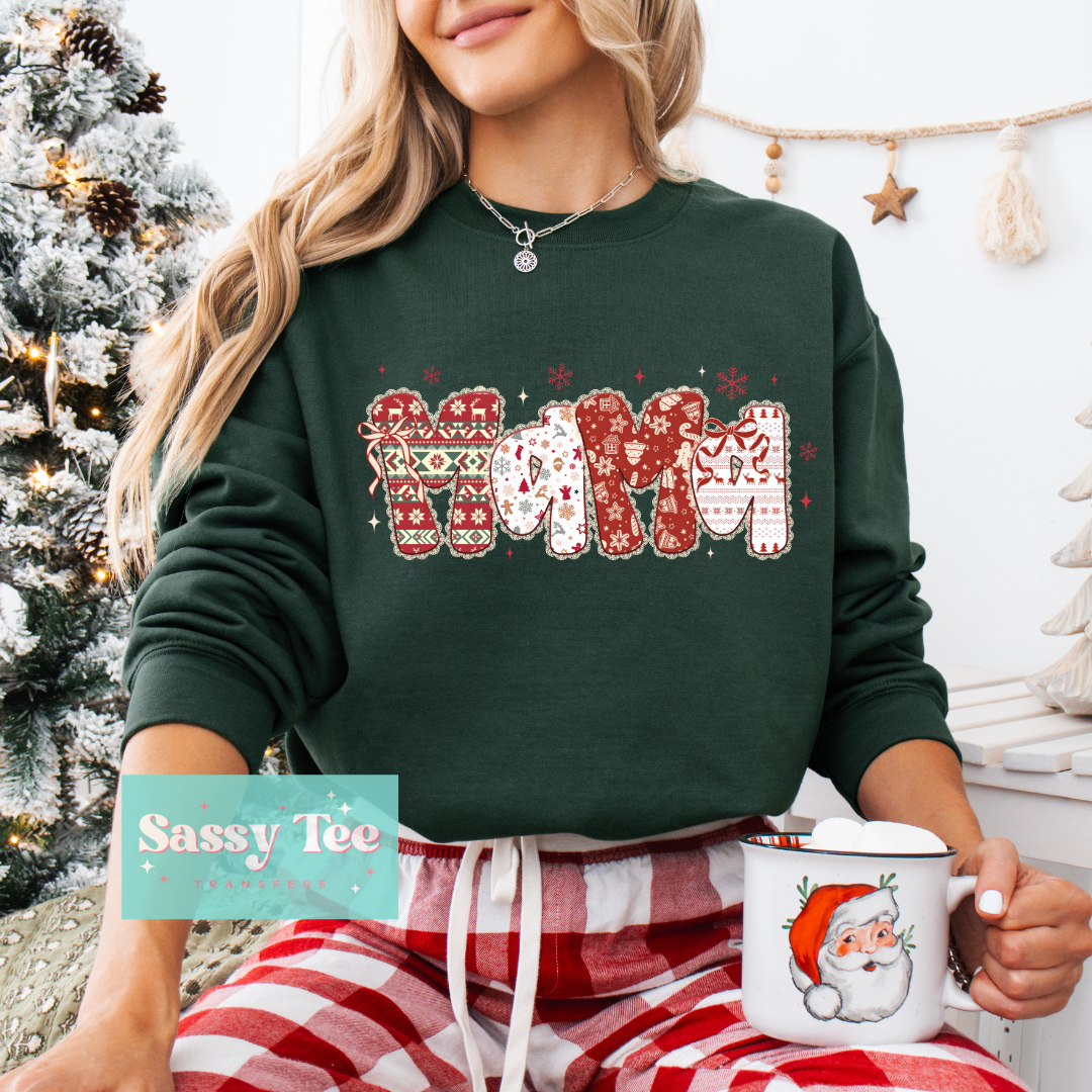 MAMA CLASSIC CHRISTMAS PATTERN **Preorder/Restock Ships in 5-10 biz days**