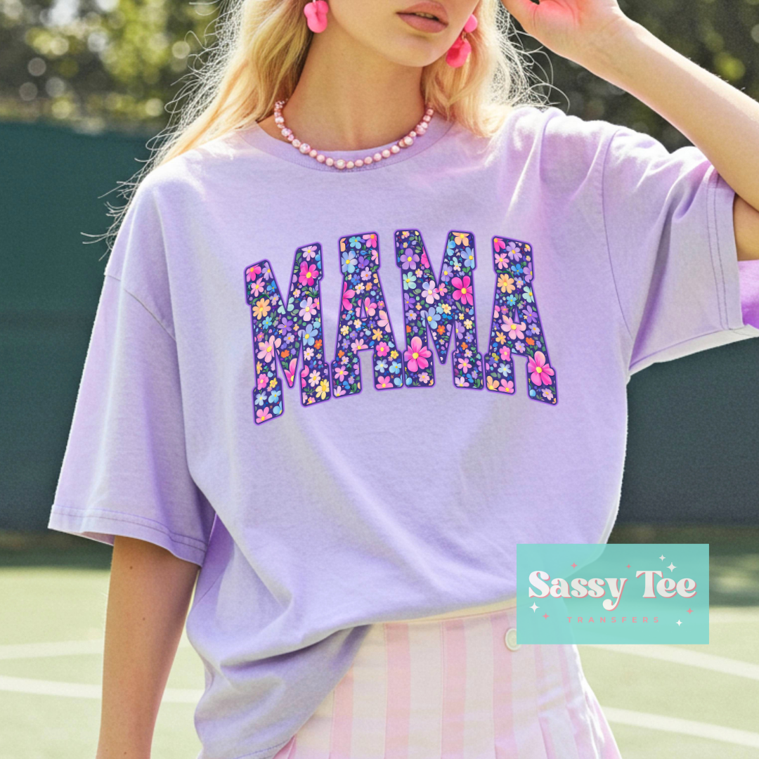 MAMA PURPLE FLORAL BRIGHT