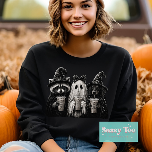 SPOOKY TRIO FERAL DACHSHUND For Darker Colors **Preorder/Restock Ships in 5-10 biz days**