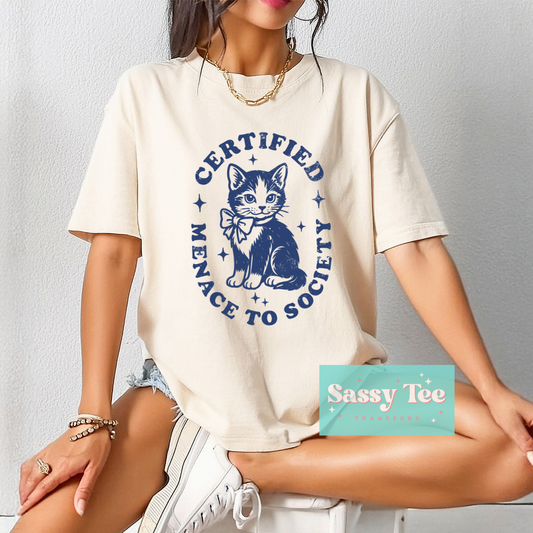 CERTIFIED MENACE TO SOCIETY VINTAGE KITTEN **Preorder/Restock Ships in 5-10 biz days**