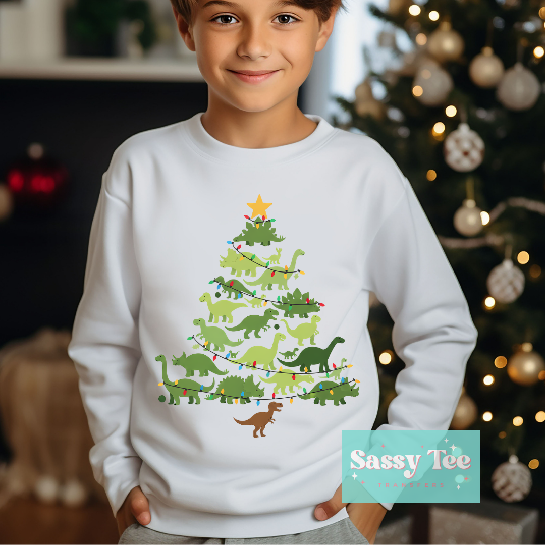 DINOSAUR CHRISTMAS TREE Kids **Preorder/Restock Ships in 5-10 biz days** •