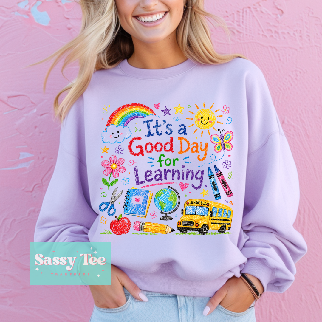 IT'S A GOOD DAY FOR LEARNING SCHOOL BUS **Preorder/Restock Ships in 5-10 biz days**