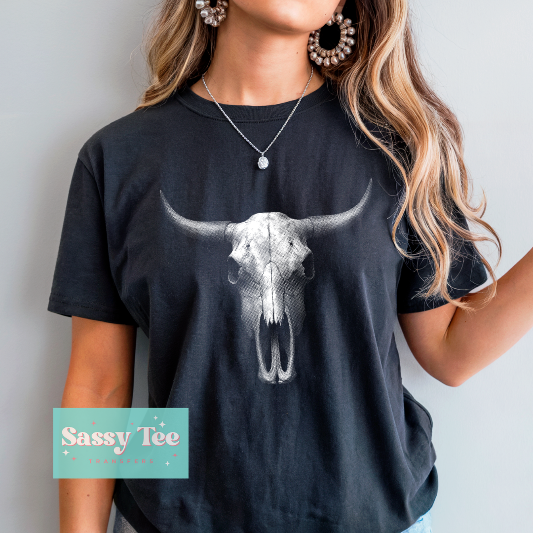 LONGHORN SKULL For Darker Colors **Preorder/Restock Ships in 5-10 biz days**