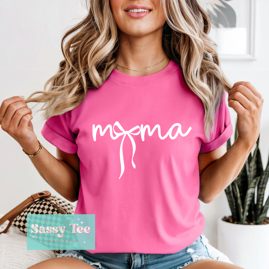 MAMA WHITE BOW COQUETTE **Preorder/Restock Ships in 5-10 biz days**