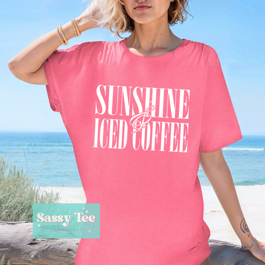 SUNSHINE & ICED COFFEE WHITE **Preorder/Restock Ships in 5-10 biz days**