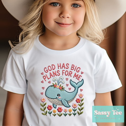 GOD HAS BIG PLANS FOR ME Kids **Preorder/Restock Ships in Est. 5-10 biz days**