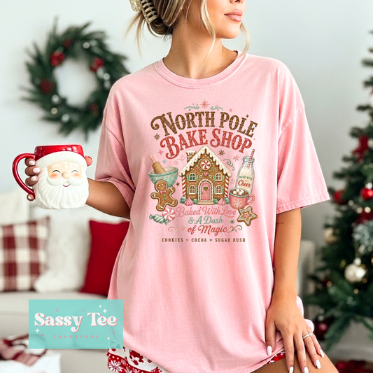 NORTH POLE BAKE SHOP GINGERBREAD PINK **Preorder/Restock Ships in 5-10 biz days**