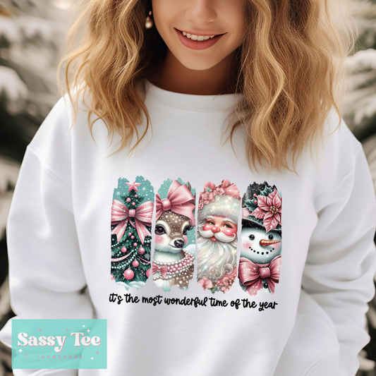 CHRISTMAS PEARLS PINK ART **Preorder/Restock Ships in Est. 5-12 biz days**