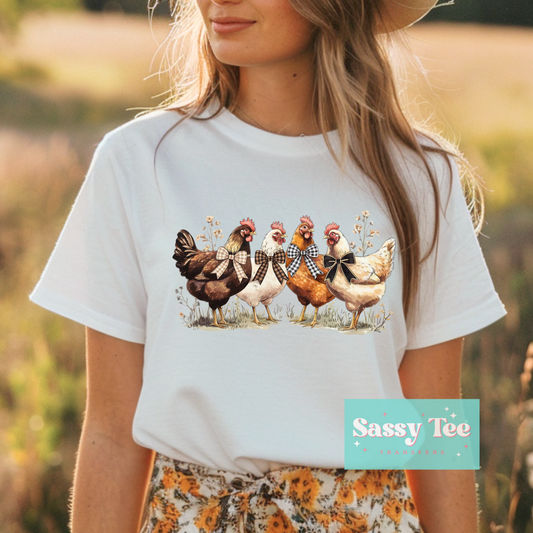 CHICKENS COQUETTE PLAIDS