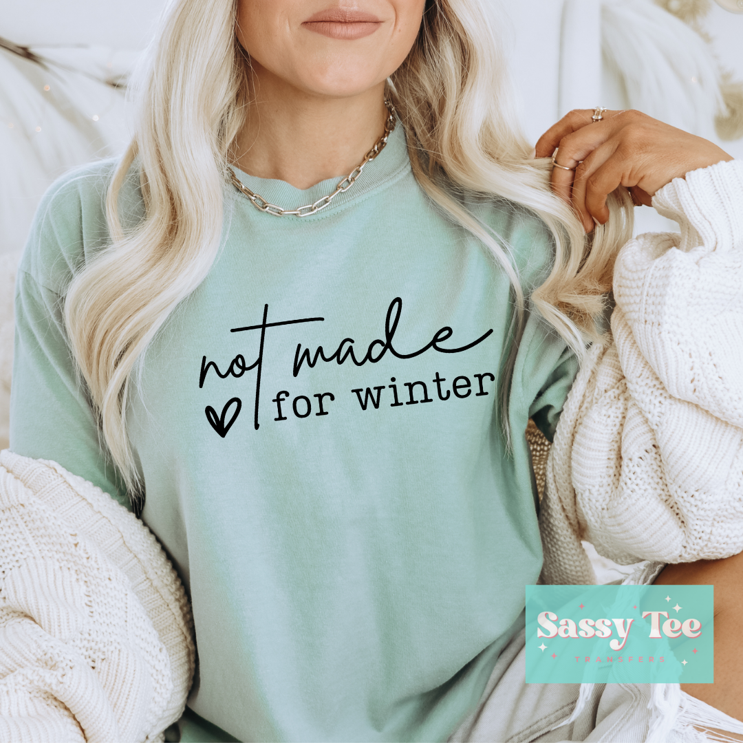 NOT MADE FOR WINTER BLACK **Preorder/Restock Ships in 5-10 biz days**