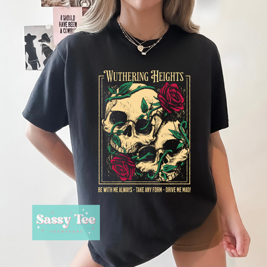 WUTHERING HEIGHTS BE WITH ME ALWAYS SKULL ROSES **Preorder/Restock Ships in 5-10 biz days**