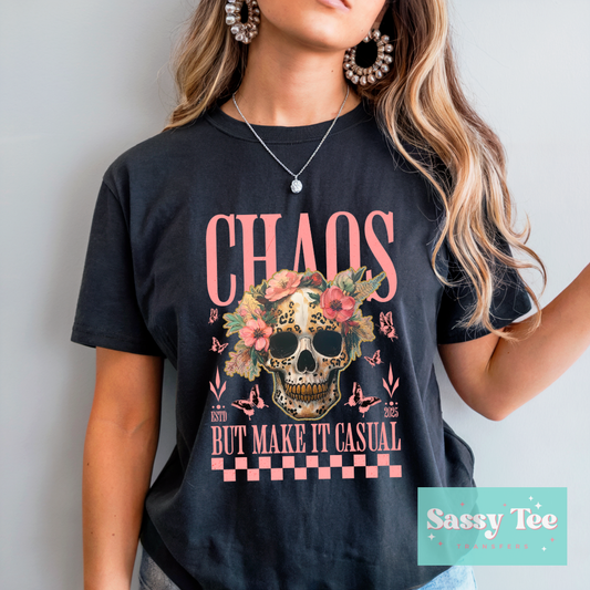 CHAOS MAKE IT CASUAL SKULL **Preorder/Restock Ships in 5-10 biz days**