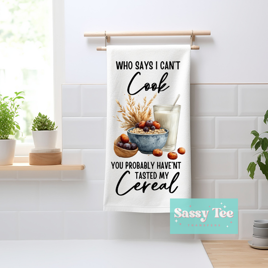WHO SAYS I CAN'T COOK.. CEREAL **Preorder, Ships in 5-14 biz days**