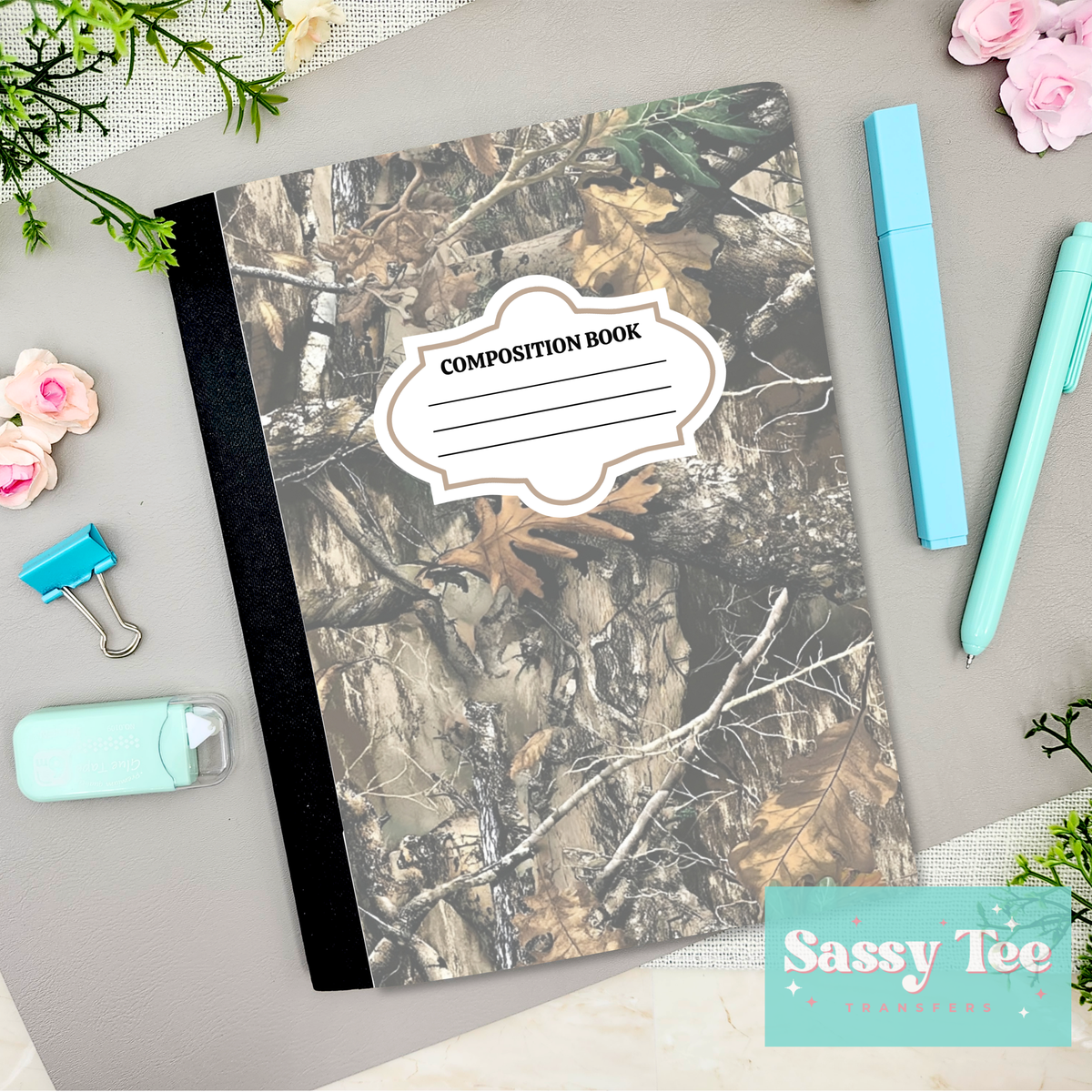 CAMO Peel + Stick Notebook Cover SET