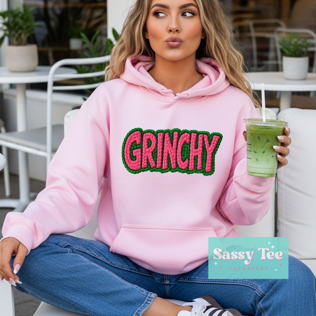 GRINCHY PINK FAUX YARN **Preorder/Restock Ships in 5-10 biz days**