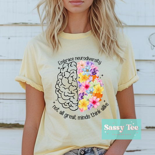 EMBRACE NEURODIVERSITY FLORAL