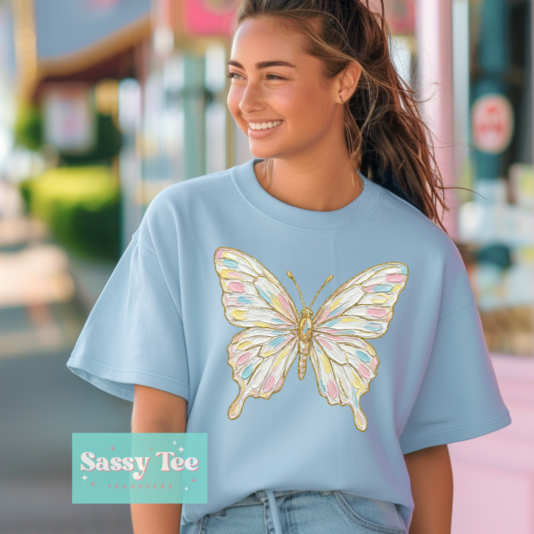 BUTTERFLY PASTELS FAUX TEXTURE PAINT