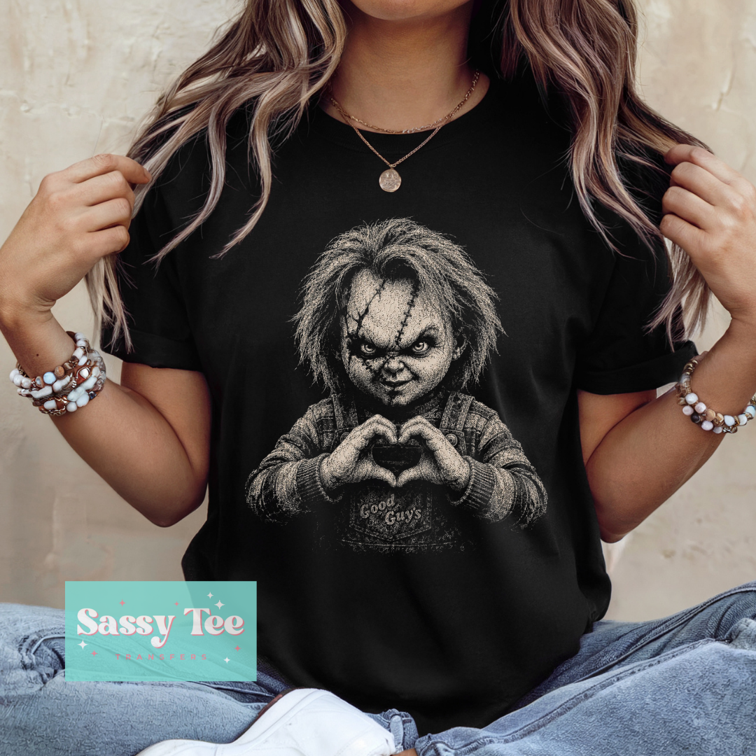 CHUCKIE HEART For Darker Colors **Preorder/Restock Ships in 5-10 biz days**