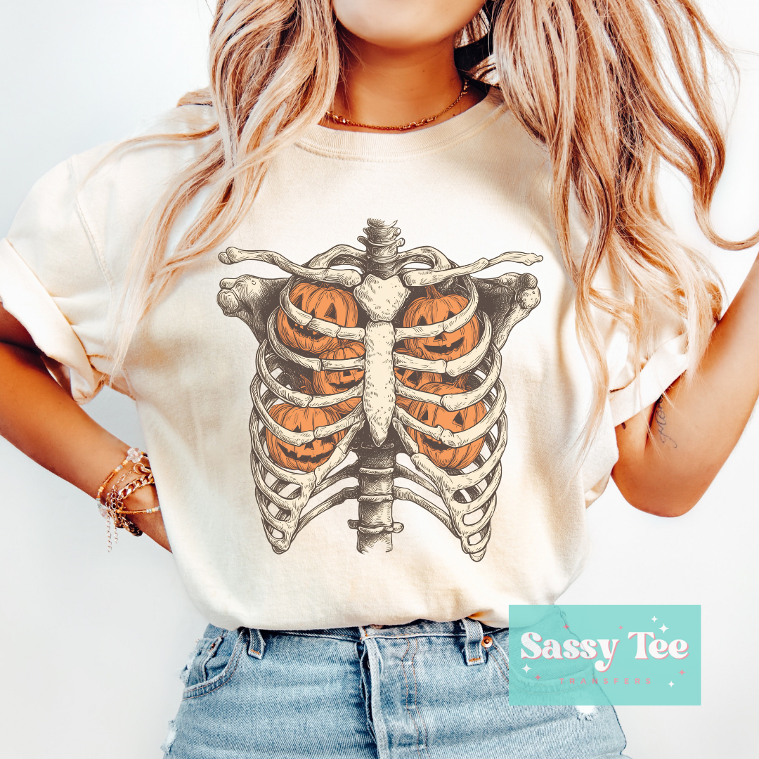 SKELETON RIB CAGE PUMPKINS **Preorder/Restock Ships in 5-10 biz days**