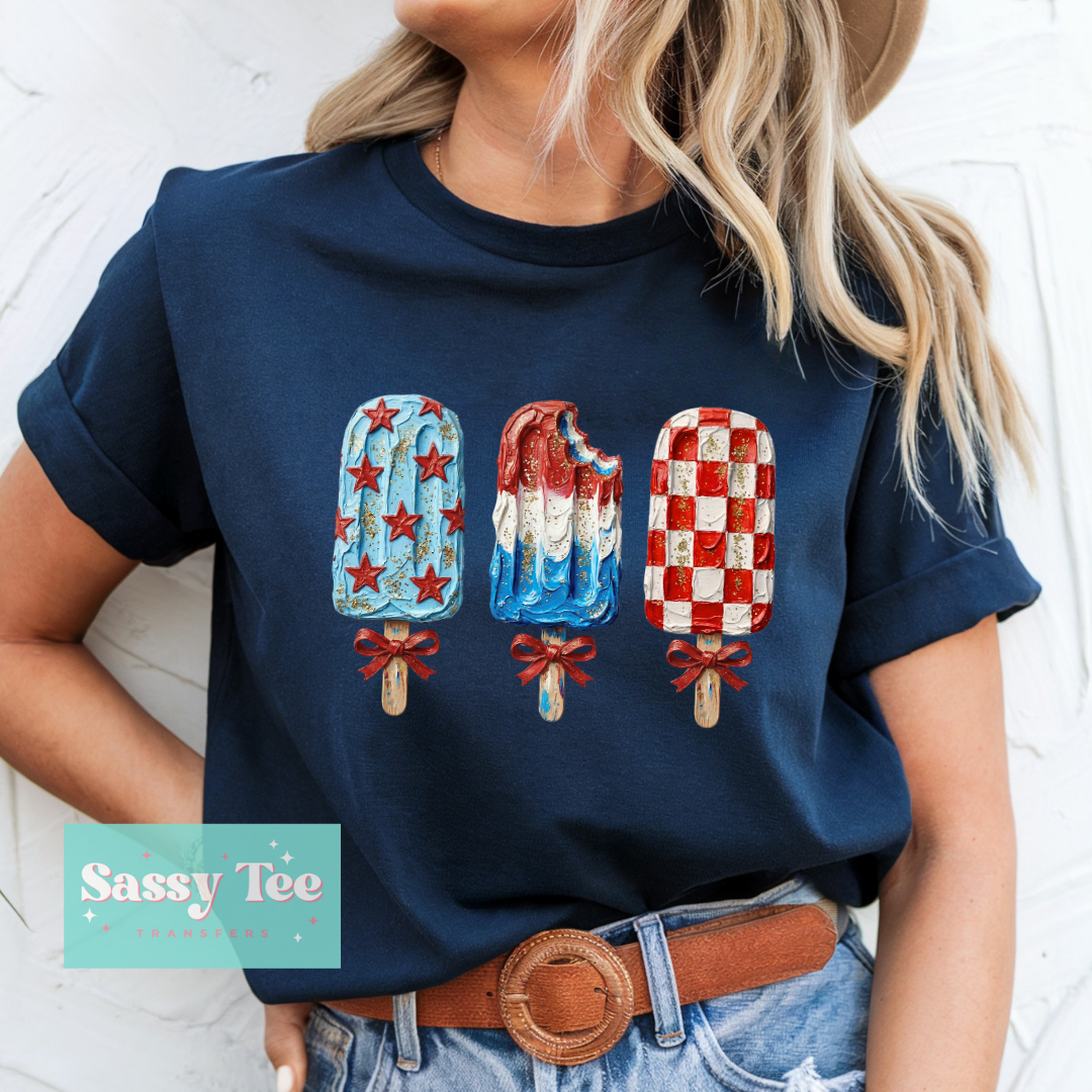 AMERICA POPSICLE FAUX TEXTURE PAINT **Preorder/Restock Ships in 5-10 biz days**