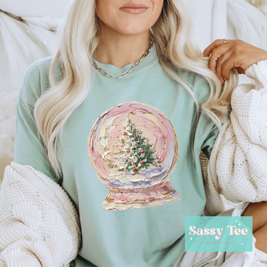 CHRISTMAS GLOBE FAUX PAINT ART **Preorder/Restock Ships in 5-10 biz days**